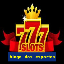 bingo dos esportes para imprimir